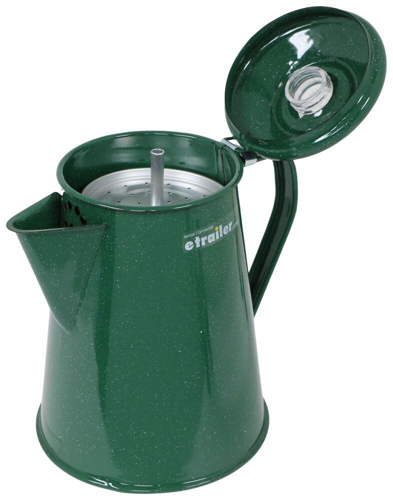 GSI Outdoors Percolator Coffee Pot | Enamelware Campfire Coffee Boiler  Kettle for Outdoor Camping Cookware, Cabin, RV, Kitchen, Hunting &  Backpacking