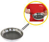 cookware frying pans gsi outdoors camping pan - 10 inch diameter aluminum and stainless steel