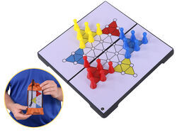 Outside Inside Folding Magnetic Chinese Checkers - 2 to 4 Players - 37399972