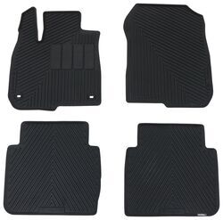 Road Comforts Custom Auto Floor Mats - Front and Rear - Black - 3743002A