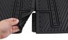custom fit thermoplastic road comforts auto floor mats - front middle and rear black