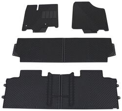 Road Comforts Custom Auto Floor Mats - Front, Middle, and Rear - Black - 3743374A