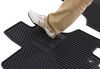 custom fit thermoplastic road comforts auto floor mats - front middle and rear black