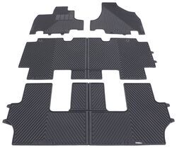 Road Comforts Custom Auto Floor Mats - Front, Middle, and Rear - Black - 3743447A