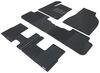 custom fit contoured road comforts auto floor mats - front middle and rear black