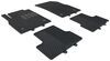 custom fit contoured road comforts auto floor mats - front and rear black