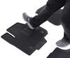custom fit thermoplastic road comforts auto floor mats - front and rear black