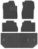 custom fit all seats road comforts auto floor mats - front middle and rear black