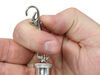 drinkware acecamp keychain flask - 1 fl oz stainless steel