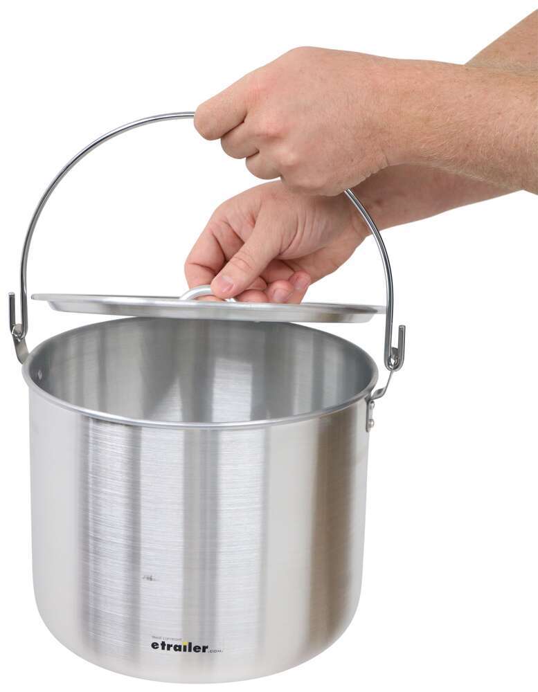AceCamp Tribal Pot Aluminum Cooking Pot with Folding Handle (8 Liter)