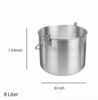 cookware 0 - 5 gallons acecamp tribal camping pot 8 liters aluminum