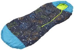 AceCamp Kids Sleeping Bag - Mummy - Glow in the Dark - 30 Degree - Blue - 3773978