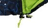 kids 30 degrees acecamp sleeping bag - rectangular glow in the dark degree blue