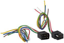 6-Pole Square Trailer Wiring Connector Kit (Car and Trailer Ends) - 37995