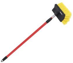 SM Arnold Bi-Level Vehicle Cleaning Brush with Telescoping Metal Handle - 8" Cleaning Head - 38183-030