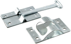 T-Style Hook and Keeper Door Holder for Trailer Rear or Side Door - 4" Hook - Zinc Plated - 383400