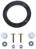 rv toilets 2-bolt mounting kit for dometic - white