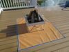 0  camping kitchen patio accessories portable grills and fire pits mat in use