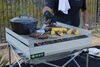 0  camping kitchen portable grills and fire pits in use
