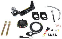 Towing Kit w/ Ball Mount and Trailer Wiring for Stealth Hitches Hidden Rack Receiver - 2" Ball - 391CONVA5
