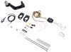 trailer hitch ball mount stealth towing kit w/ and wiring for hitches hidden rack receiver - 2 inch