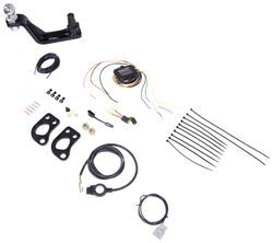 Towing Kit w/ Ball Mount and Trailer Wiring for Stealth Hitches Hidden Rack Receiver - 2" Ball - 391CONVB7