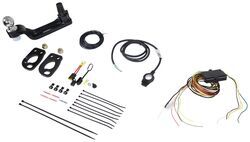 Towing Kit w/ Ball Mount and Trailer Wiring for Stealth Hitches Hidden Rack Receiver - 2" Ball - 391CONVC5