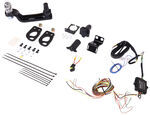 Towing Kit w/ Ball Mount and Trailer Wiring for Stealth Hitches Hidden Rack Receiver - 2" Ball