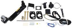 Towing Kit w/ Ball Mount and Trailer Wiring for Stealth Hitches Hidden Rack Receiver - 2" Ball - 391CONVPT5L