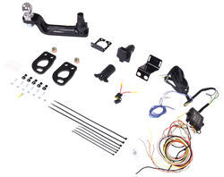 Towing Kit w/ Ball Mount and Trailer Wiring for Stealth Hitches Hidden Rack Receiver - 2" Ball - 391CONVR5