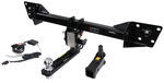 Stealth Hitches Hidden Trailer Hitch Receiver w/ Towing Kit - Custom Fit - 2"