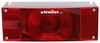 Wesbar Low Profile Trailer Tail Light - Submersible - 8 Function - Incandescent - Driver Side Stop/Turn/Tail,Side Marker,Rear Clearance,Side Reflector