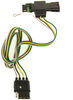 Hopkins Plug-In Simple Vehicle Wiring Harness with 4-Pole Flat Trailer Connector Custom Fit 41125