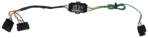 Hopkins Plug-In Simple Vehicle Wiring Harness with 4-Pole Flat Trailer ...