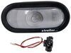 Peterson Trailer Backup Light with Grommet and Plug - Submersible - Incandescent - Oval - Clear Lens Incandescent Light 416K