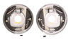 hydraulic drum brakes 12 x 2 inch demco brake kit - free backing galvanized left/right hand assemblies 7k