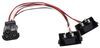 3-Wire Y-Adapter for Peterson Trailer Tail Lights - 3-Prong PL-3 Plug - 12" Long Three Wire 421-491Y