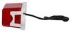 clearance lights 3-5/16l x 1w inch peterson mini-lite and side marker trailer light - incandescent rectangle red lens