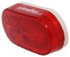 Peterson Clearance or Side Marker Trailer Light w/ Reflector - Incandescent - Oblong - Red Lens Non-Submersible Lights 423000