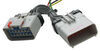 Hopkins Plug-In Simple Vehicle Wiring Harness with 4-Pole Flat Trailer Connector Custom Fit 42475