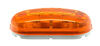 clearance lights rear peterson and side marker trailer light - 2 bulbs oblong amber lens