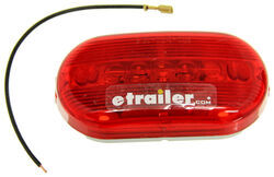 Peterson Clearance and Side Marker Trailer Light - 2 Bulbs - Oblong - Red Lens                      