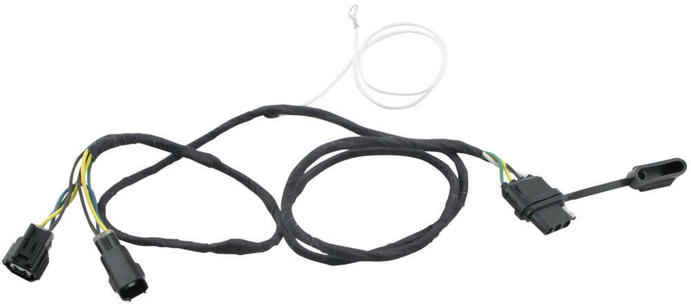 Hopkins Plug-In Simple Vehicle Wiring Harness with 4-Pole Flat Trailer Connector  Hopkins Custom Fit Vehicle Wiring 42615