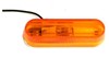 non-submersible lights 3-1/2 inch diameter peterson thin line clearance or side marker trailer light - incandescent oval amber lens
