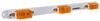Peterson Mini Identification Trailer Light Bar - Incandescent - White Steel Base - Amber Lens Amber 427800