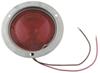 non-submersible lights 5-1/2 inch diameter peterson trailer tail light w/ stainless steel housing - stop turn incandescent red lens