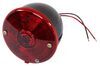 tail lights 3-3/4 inch diameter peterson trailer light - stop turn incandescent round red lens passenger side