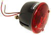 Peterson Trailer Tail Light - 4 Function - Incandescent - Round - Red Lens - Driver Side