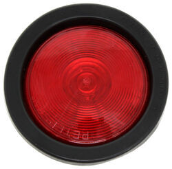Peterson Trailer Tail Light w/ Grommet and Plug - Stop, Turn, Tail - Incandescent - Round - Red Lens
