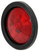 tail lights 4-1/4 inch diameter peterson trailer light w/ grommet and plug - stop turn incandescent round red lens